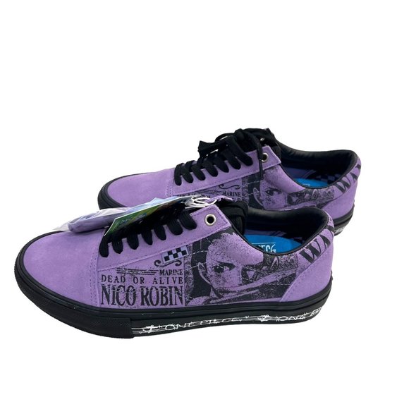 Vans Other - Vans Shoes Mens 8.5 One Piece Wanted Nico Rob Skate Old Skoo Purple Sneakers
